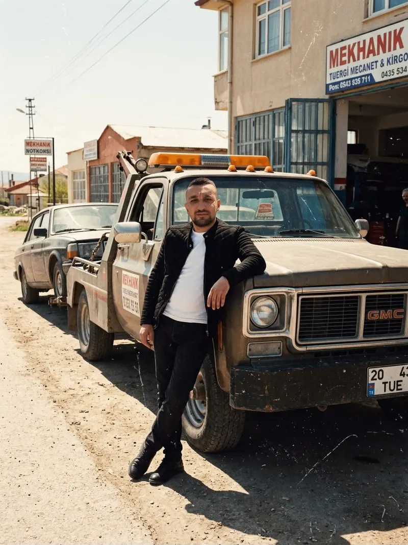 Oto kurtarma mesleğinden arşiv fotoğrafı